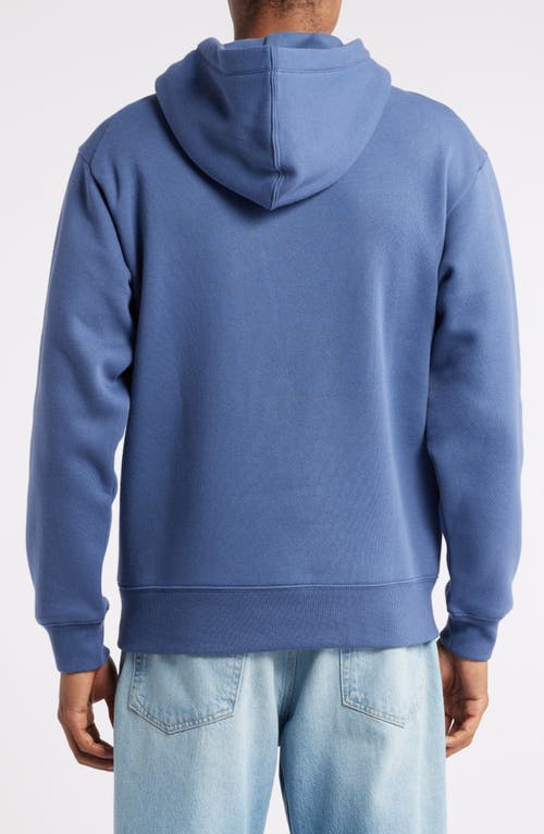 Shop Bp. Fleece Hoodie In Blue Indigo