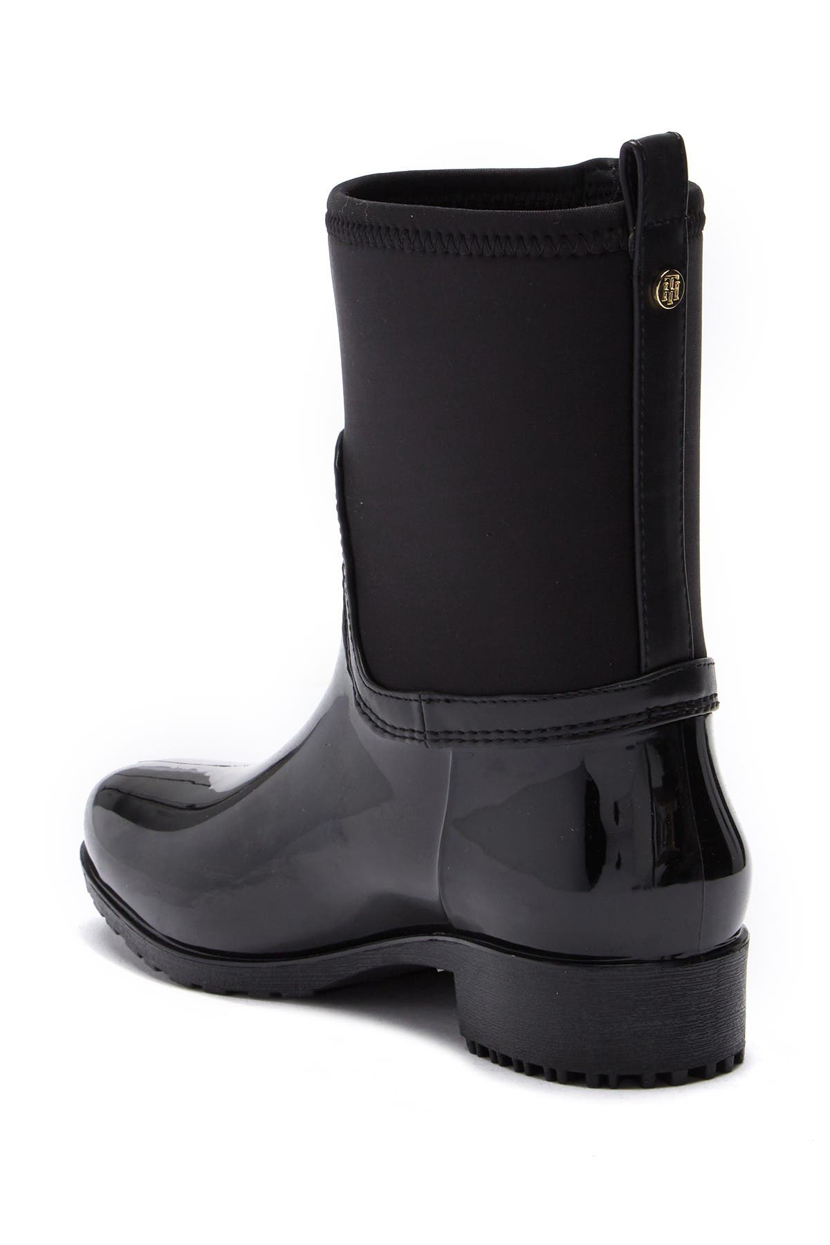 tommy hilfiger frills rain boot