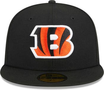 New Era Men's New Era Black Cincinnati Bengals Main 59FIFTY Fitted Hat