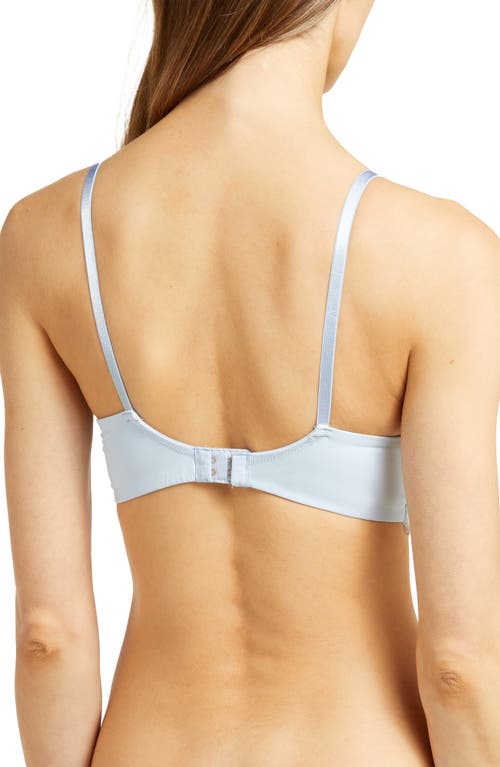 Shop Skarlett Blue Entice Lace Push-up Bra In Sky/ginger