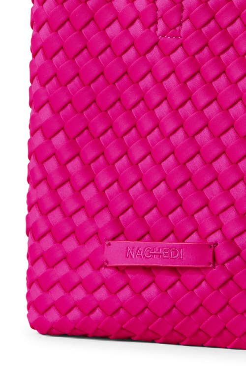 Naghedi St. Barths Woven Mini Tote In Miami Pink