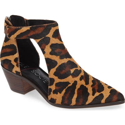 Sole Society Lanette Pointy Toe Bootie- Brown