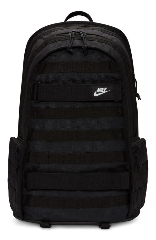 Shop Nike Sportswear Rpm Backpack In Black/black/white