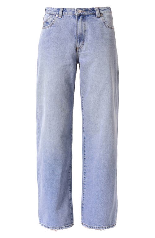 Shop Rolla's Kate Distressed Nonstretch Baggy Jeans In Blue