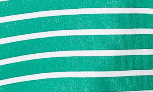 Petite Plume Cotton Fitted Footie In Green