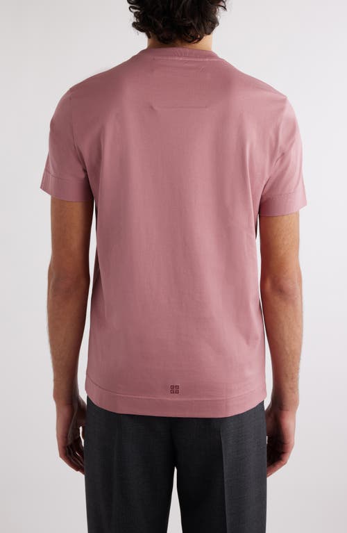 Shop Givenchy Slim Fit Cotton Logo Tee In Old Pink