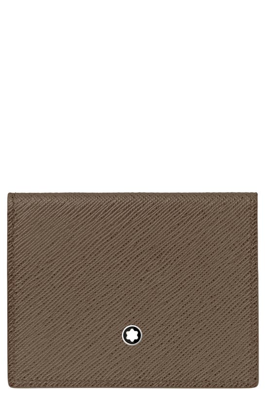MONTBLANC SARTORIAL TRIFOLD LEATHER CARD HOLDER