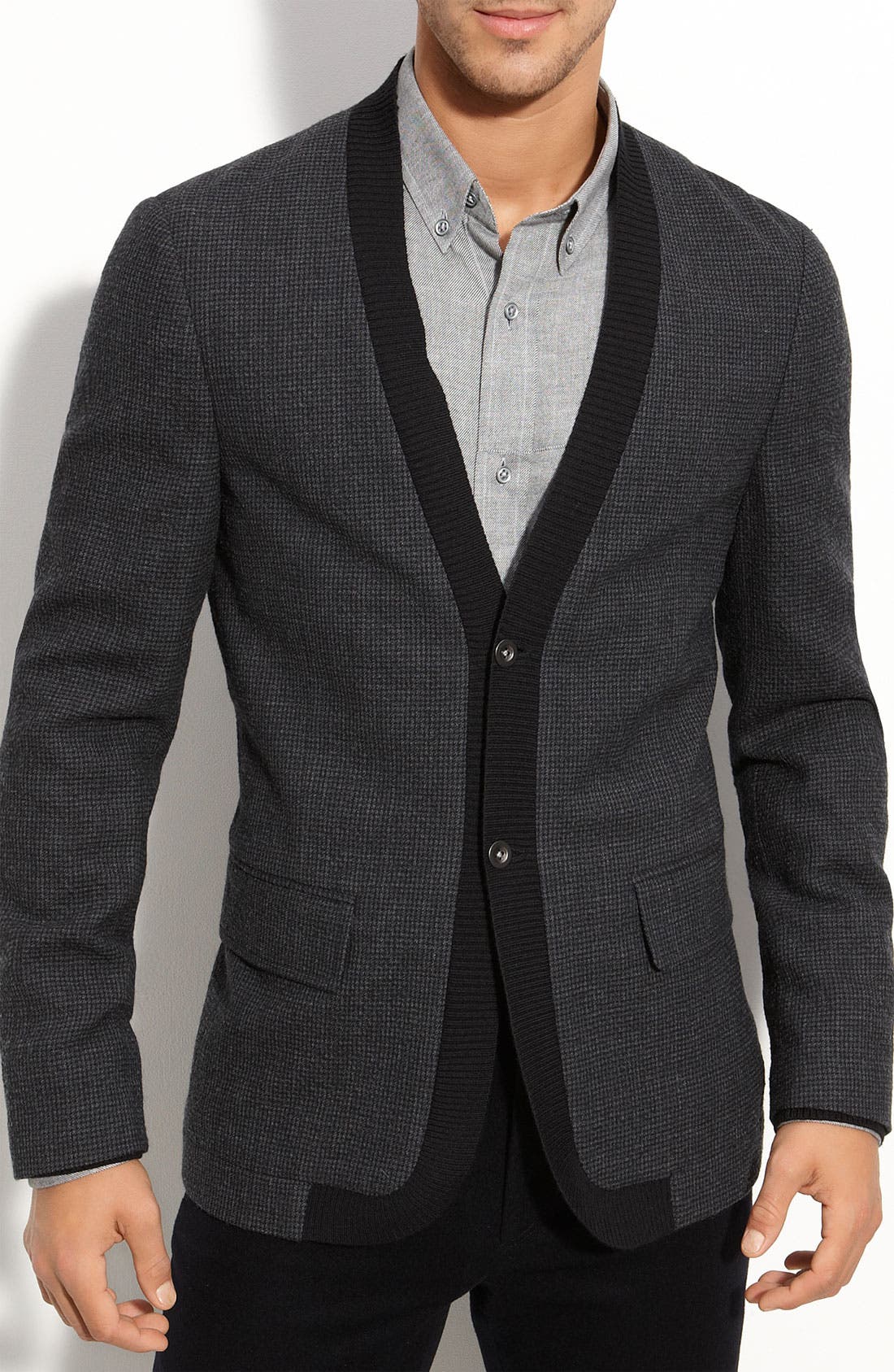 W.R.K Houndstooth Cardigan Blazer Nordstrom