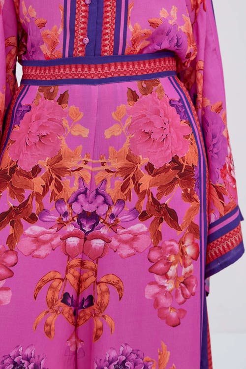 Raishma Alisa Pink Viscose Trousers In Pink