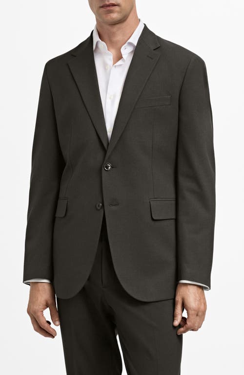 Mango Slim Fit Stretch Sport Coat In Green