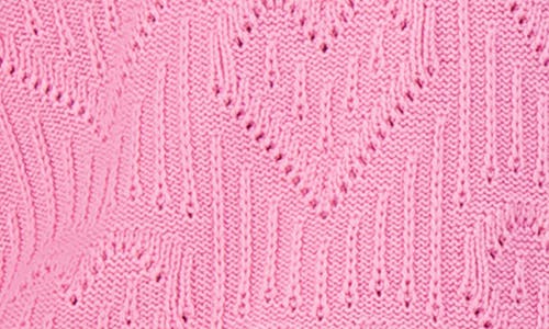 Shop Lucky Brand Heart Stitch Sweater In Lollipop