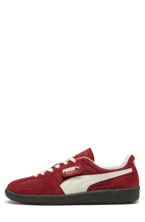 Shop Puma Palermo Og Sneaker In Intense Red-warm White