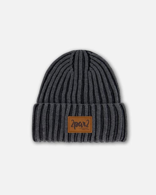 Deux Par Deux Unisex Solid Knit Hat Black at Nordstrom