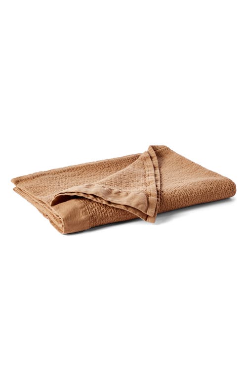 Shop Coyuchi Adriatic Organic Cotton Bath Towel In Ginger