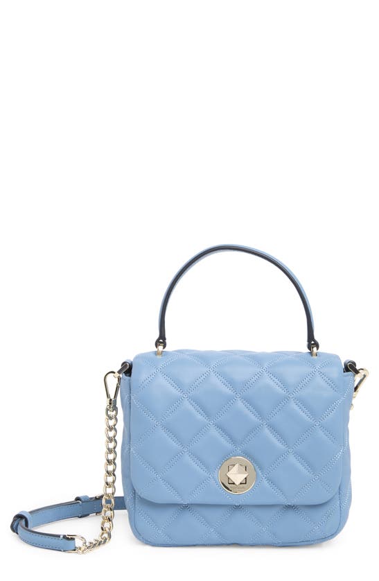 Kate Spade Natalia Quilted Square Crossbody Bag In Blue