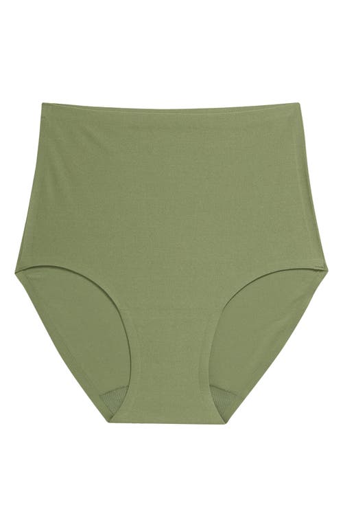 Chantelle Lingerie Soft Stretch High Waist Briefs In Green