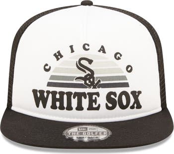 Men's Chicago White Sox New Era White/Black Gradient Golfer 9FIFTY