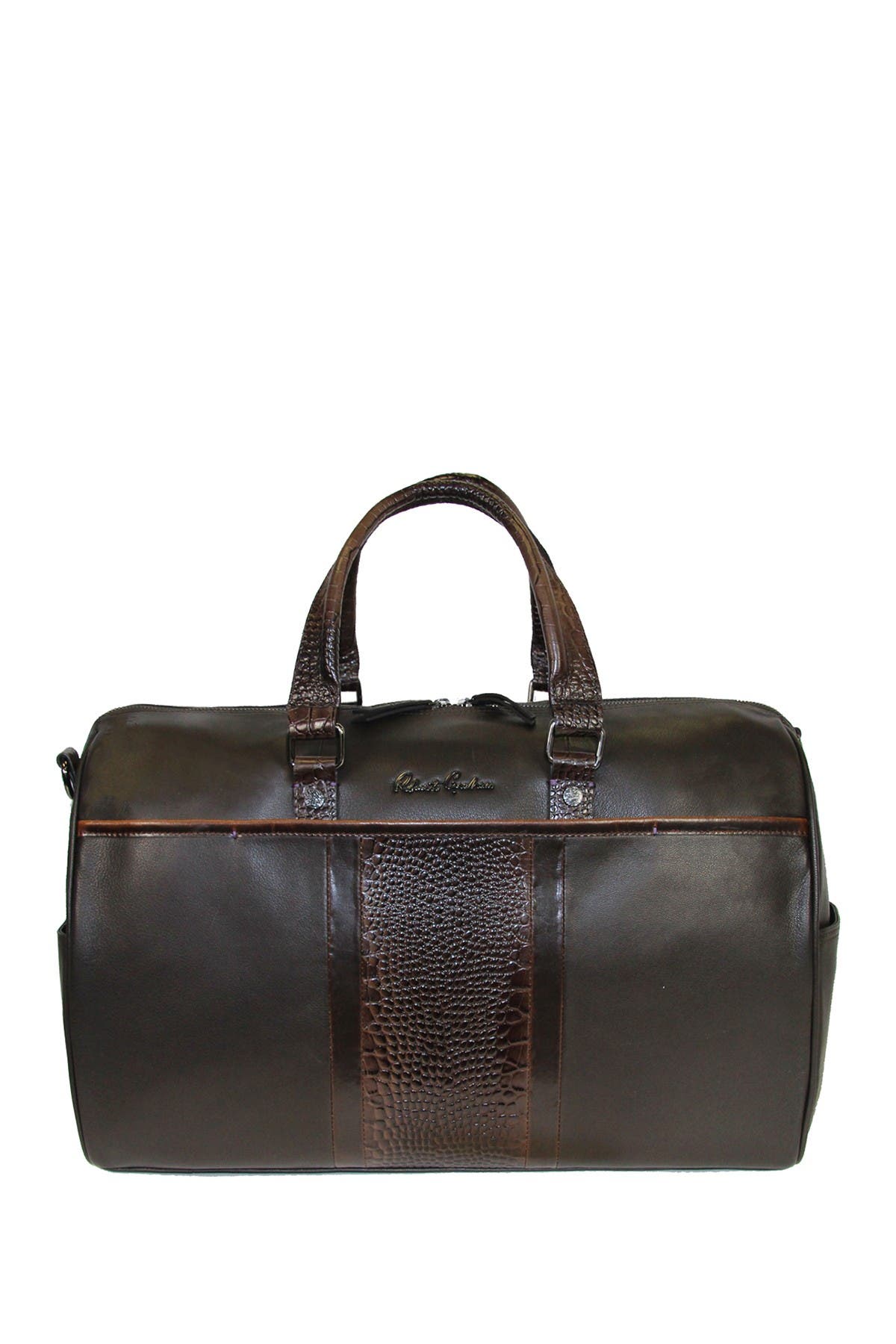 robert graham leather duffle bag