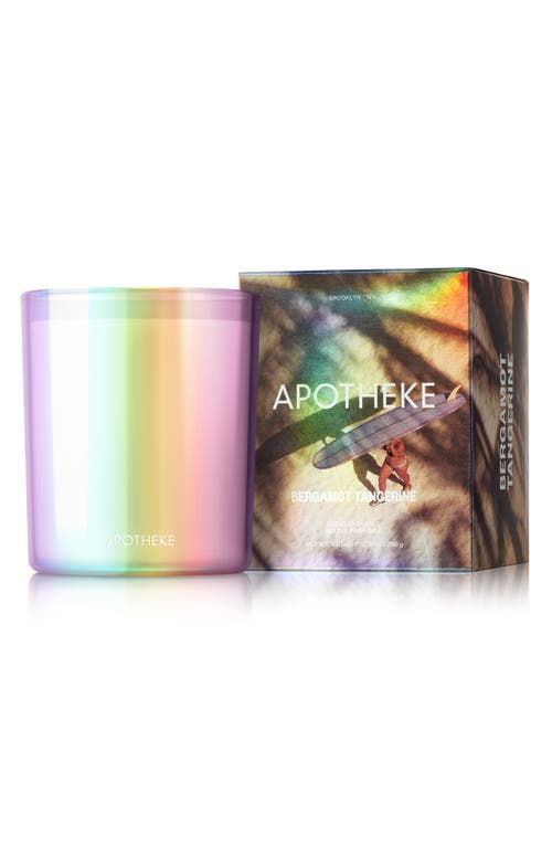 APOTHEKE Bergamot Tangerine Classic Scented Candle in Iridescent 