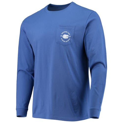 Men's Southern Tide Royal Florida Gators Catch and Release Long Sleeve T-Shirt