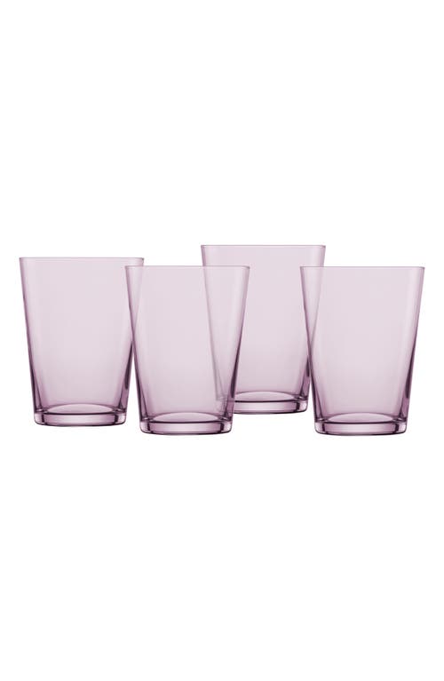 Fortessa Together Set Of 4 Tritan Crystal Glasses In Lilac