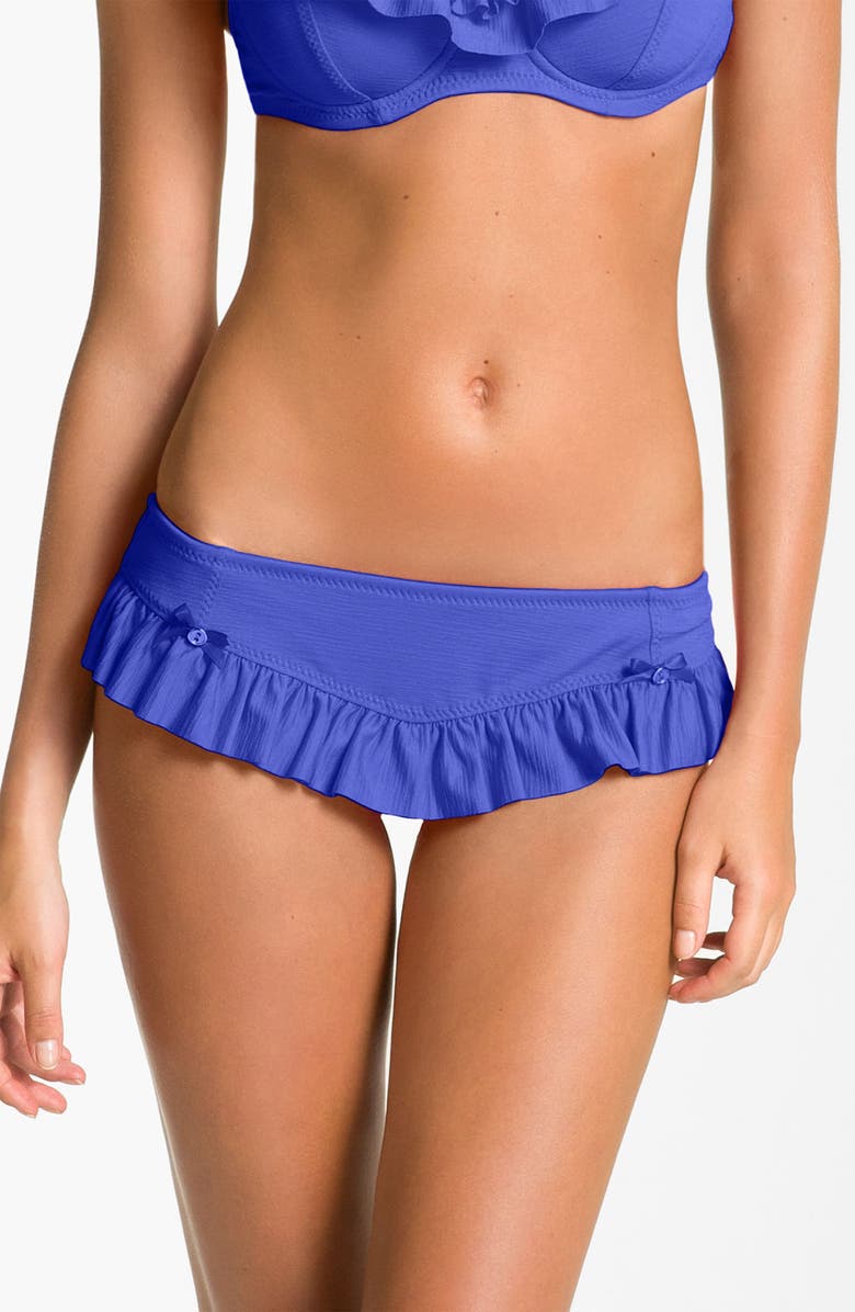BETSEY JOHNSON 'Cake Pop' Skirted Bikini Bottoms, Main, color, VIOLA