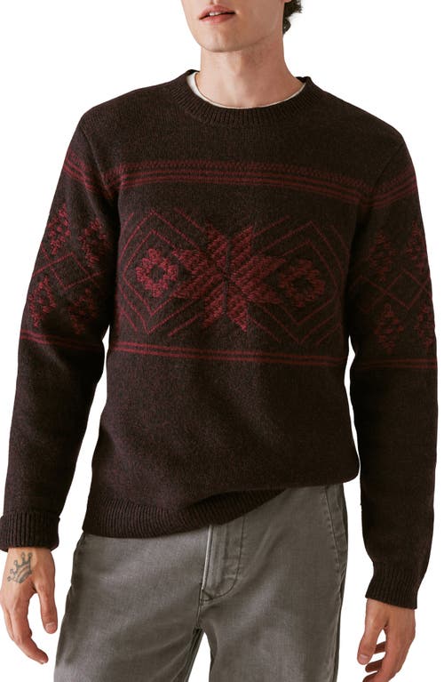 Lucky Brand Intarsia Crewneck Sweater Combo at Nordstrom,