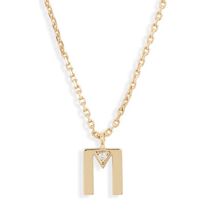 Kate Spade New York Mini Initial Pendant Necklace