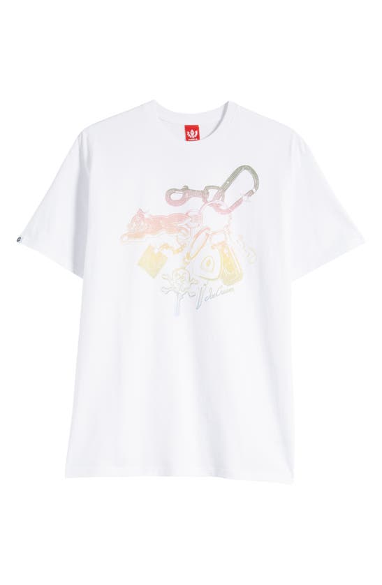 Shop Icecream The Range Cotton Graphic T-shirt In White