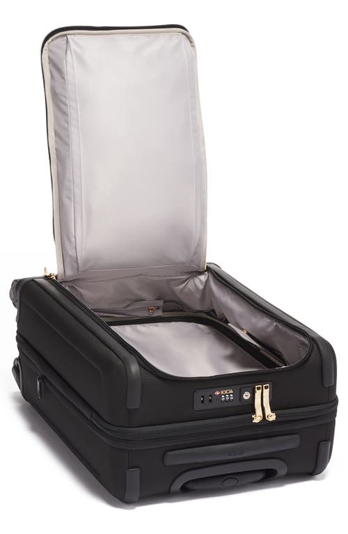 Shop Tumi Alpha 3 22-inch Wheeled Dual Access Continental Carry-on Bag In Black/gold