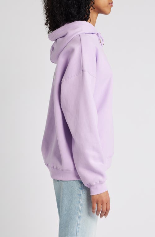 Rip Curl Surf Puff Print Graphic Hoodie In Lavender