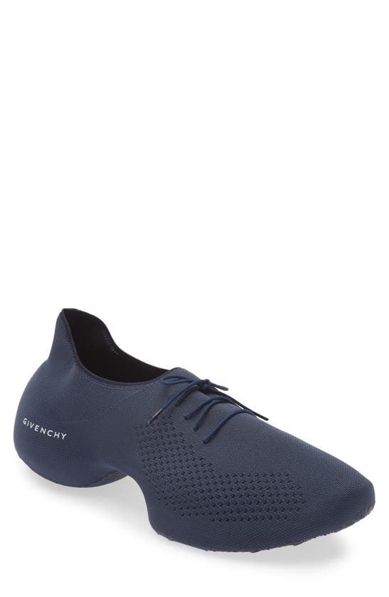 Givenchy Men's Tk-360 Slip-on Knit Sneakers In Navy