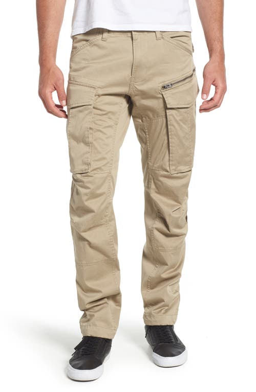 Rovik Tapered Fit Cargo Pants in Dune
