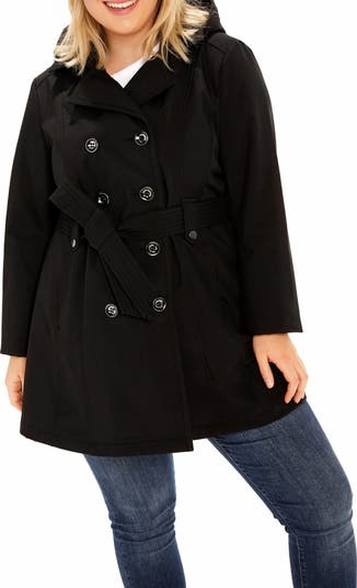 Softshell Hooded Trench Coat