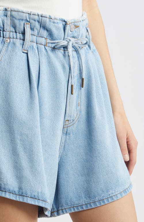 Shop Frame Drawstring Paperbag Denim Shorts In Calabria