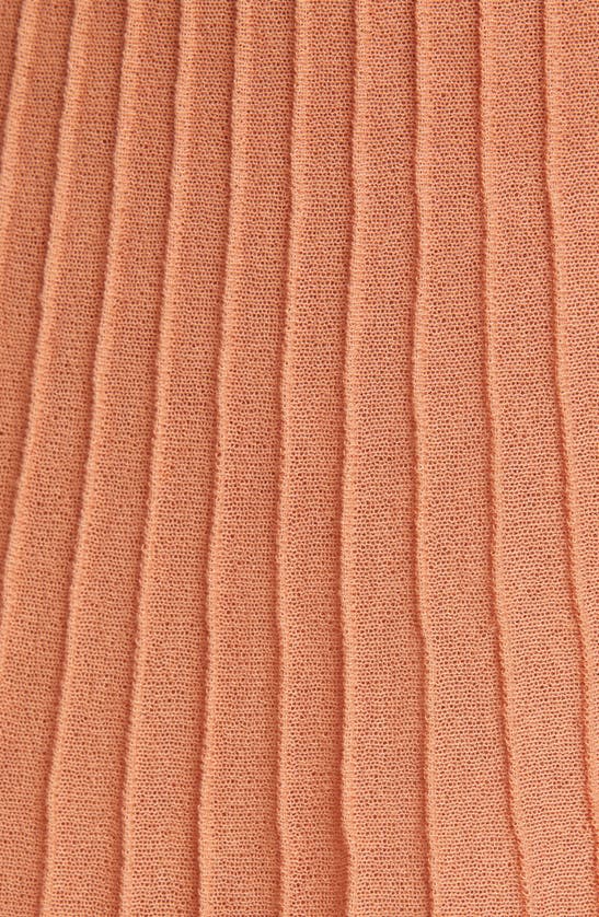 Rebecca Taylor Textured Cotton Blend Midi Skirt In Rhum