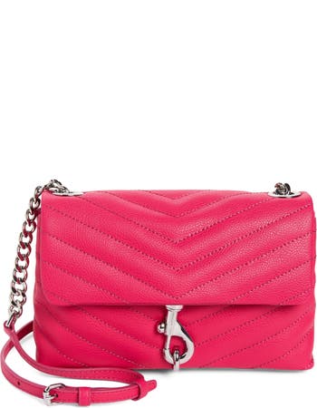 Rebecca Minkoff Heart Quilted Leather Shoulder Bag in Pink