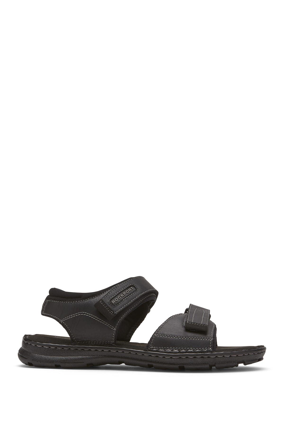 Rockport Darwyn Qtr Strap Sandal In Black