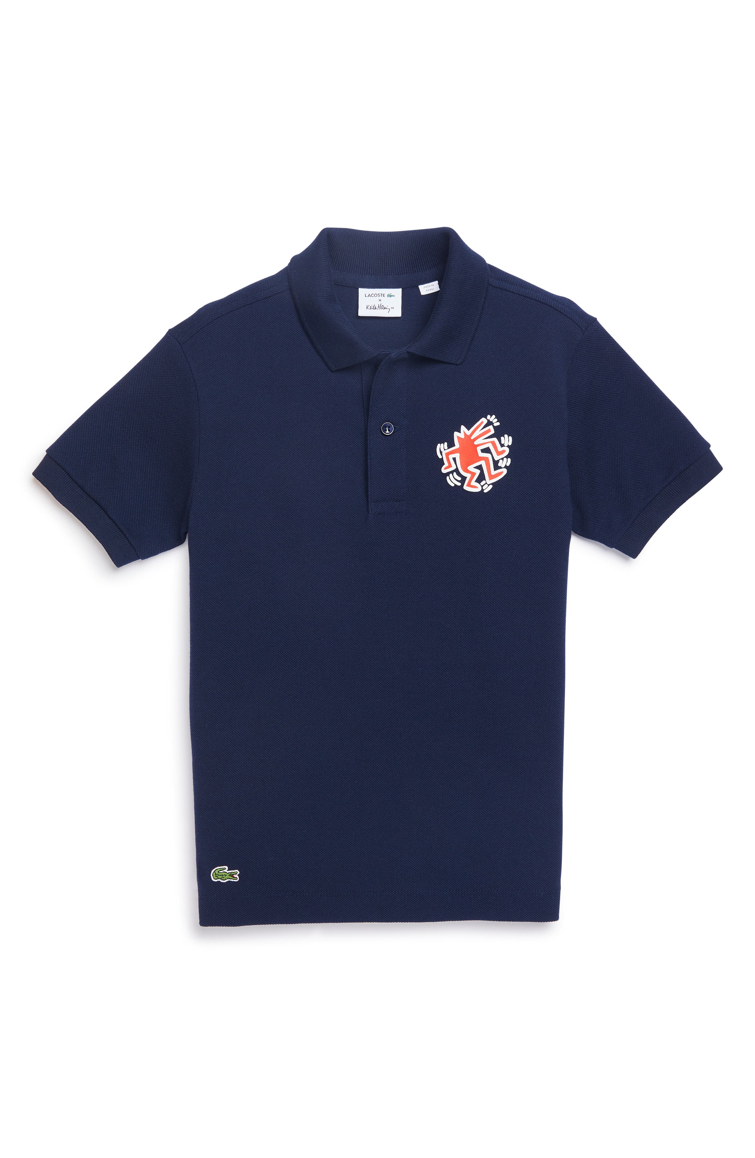 lacoste x keith haring polo