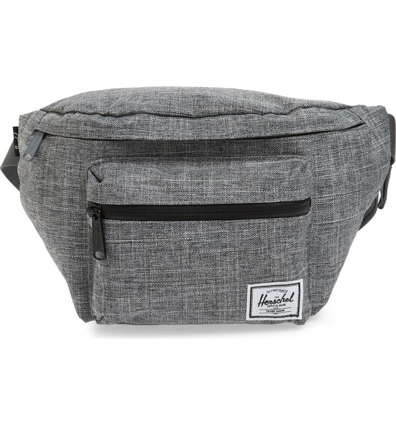 HERSCHEL SUPPLY CO. Seventeen Hip Pack, Main, color, RAVEN CROSSHATCH