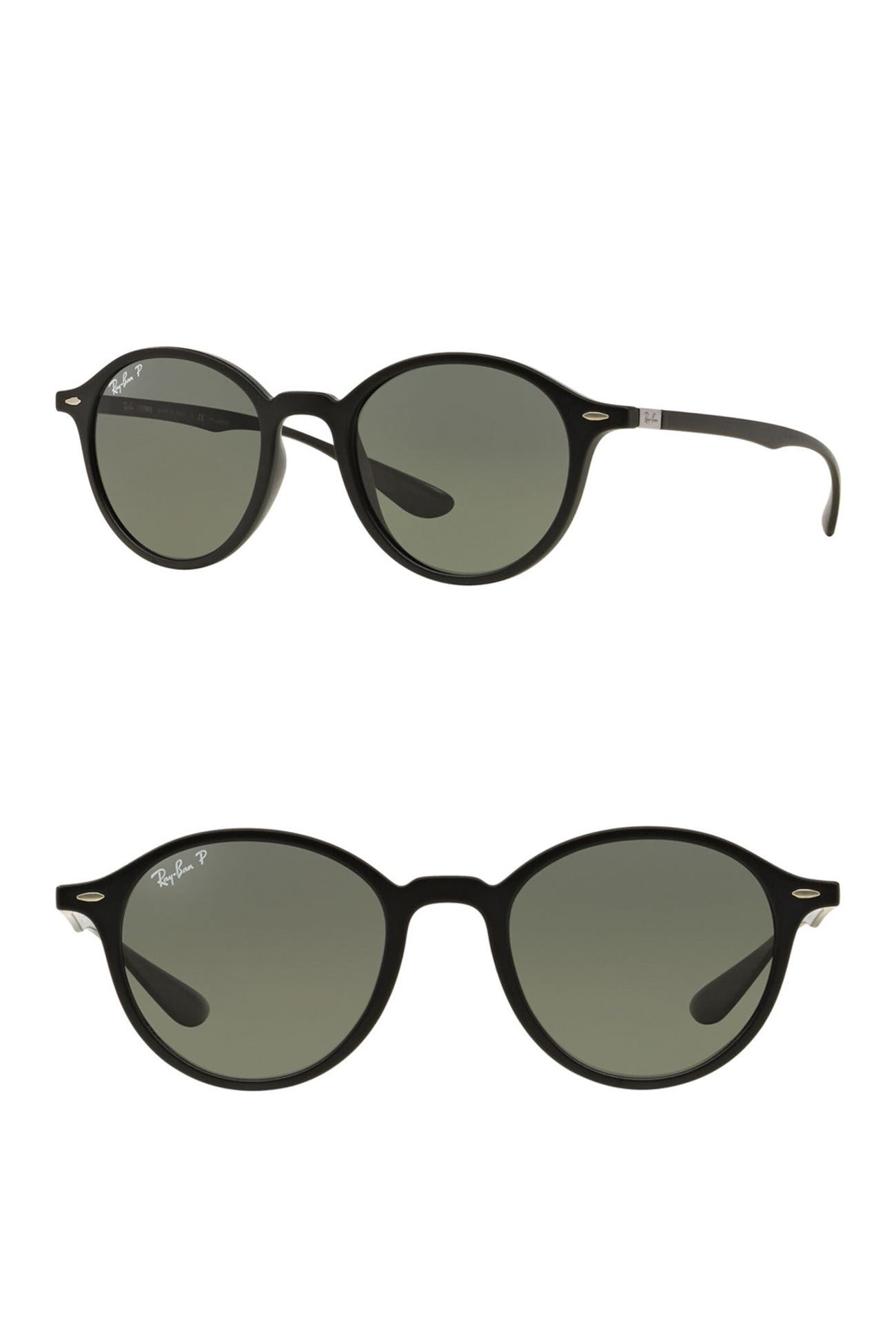 Ray-Ban | Phantos Tech Liteforce Polarized 50mm Round Sunglasses ...