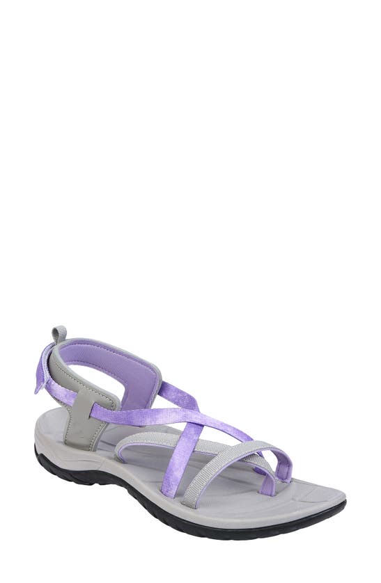 Northside Covina Sandal In Gray/ Lilac