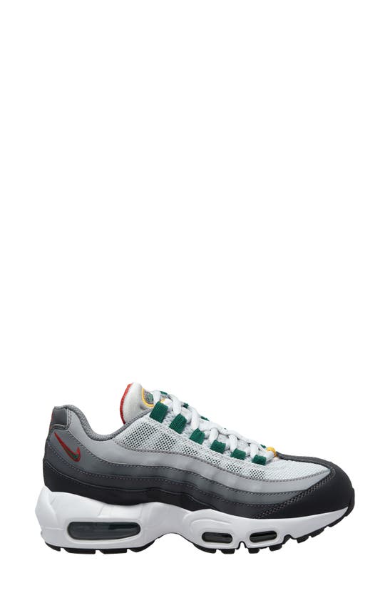 Nike Kids' Air Max 95 Recraft Gs Sneaker In Pure Platinum/ Gorge Green