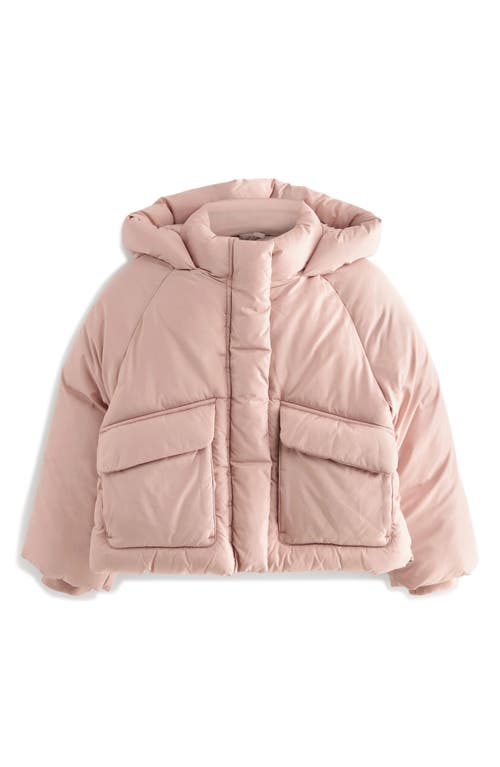 NEXT NEXT KIDS' UTILITY QUILTED CROP PUFFER JACKET 