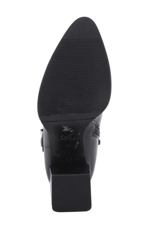 Azura By Spring Step Andalusite Pointed Toe Bootie In Black