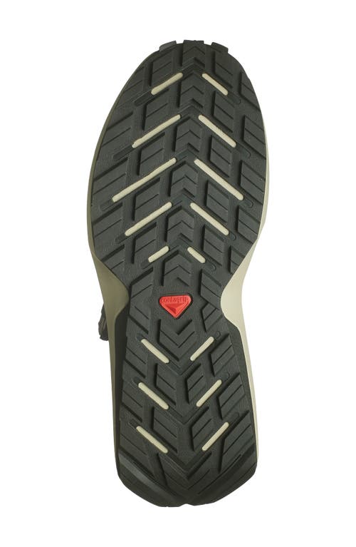 Salomon Odyssey Elmt Advanced Round Toe Sneakers In Anced Olvnig/dlicg