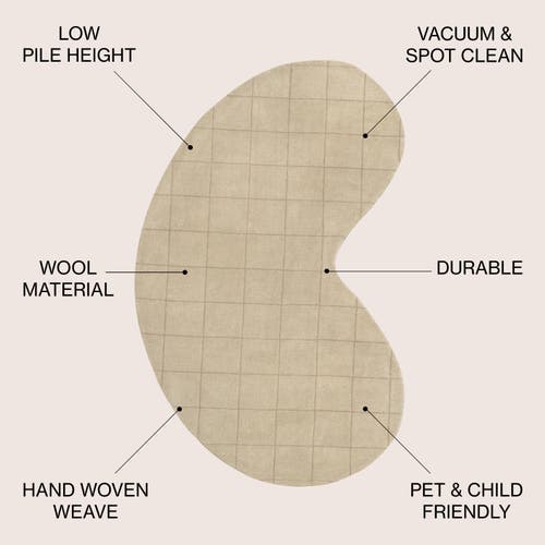 JONATHAN Y JONATHAN Y BEAN MODERN PLAID GRID HANDWOVEN WOOL AREA RUG