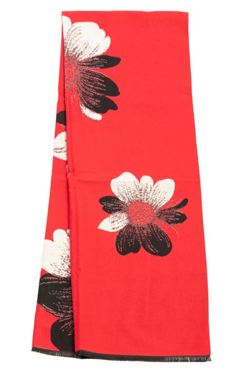 Saachi Shimmering Reversible Scarf In Black