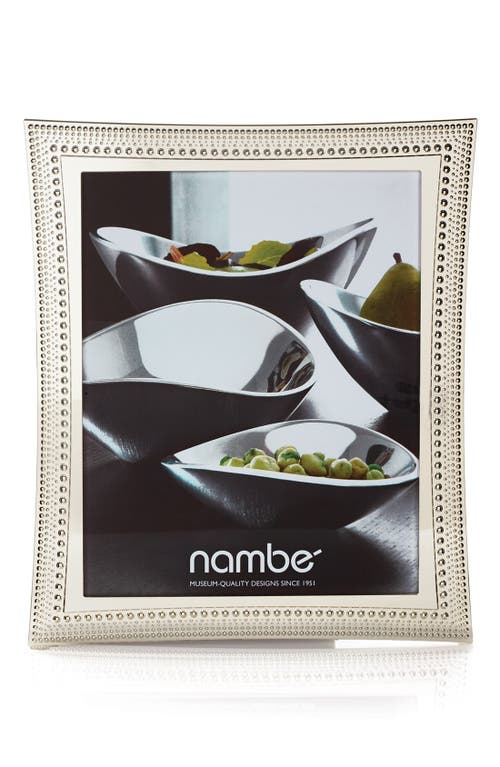 Nambé Beaded Picture Frame in Silver at Nordstrom