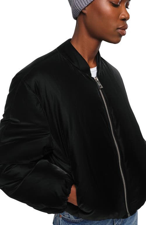 Shop Apparis Leni Padded Bomber Jacket In Noir